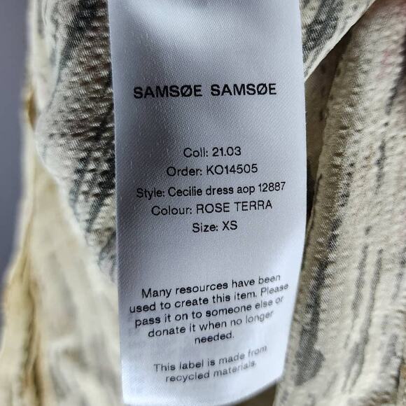 Samsoe & Samsoe Cecilie Dress in Terra Rose - Picture 7 of 11